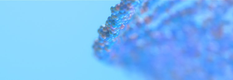 blue DNA helix