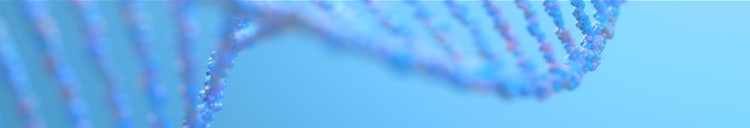 blue DNA helix